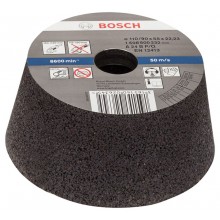 BOSCH Kónická brúsna miska - na kovy/liatinu 90 mm, 110 mm, 55 mm, 24 1608600232